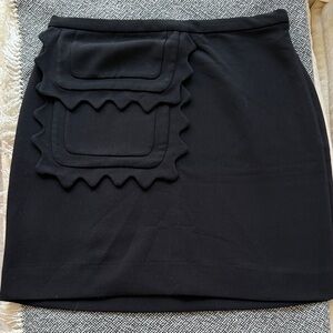Victoria Beckham Black Mini Skirt